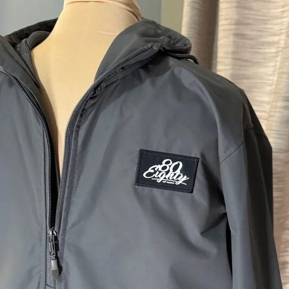 Gray Raincoat for Men - Picture 2 of 3